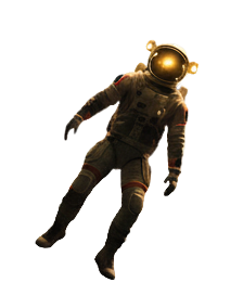 floating astronaut